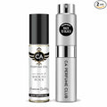 CA Perfume Duo Impression of Back To Black For Women And Men Perfume Layering Set Long Lasting Travel Size EDP + Body Oil Roll-On Bottle 0.27 Fl Oz+0.33 Fl Oz