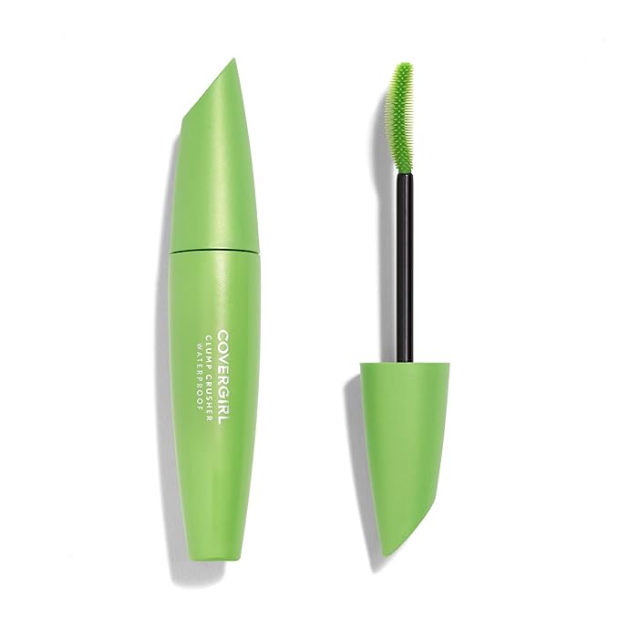 COVERGIRL Clump Crusher Waterproof Mascara, 20X More Volume, Double Sided Brush, Long-Lasting Wear - 835 Black Brown Waterproof (Pack of 1)