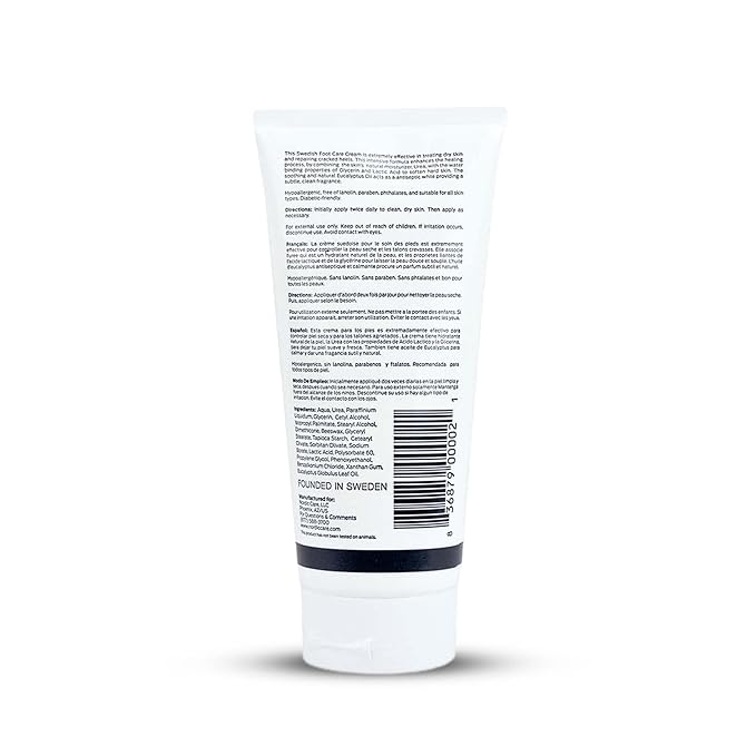 Nordic Care Foot Care Cream Intensive Repair | 10% Urea Treats Severely Dry Feet & Cracked Heels | Noticeable Results In Days