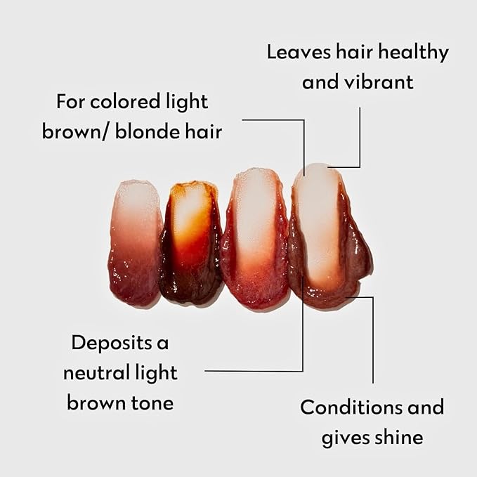 FOUR REASONS Color Mask, Latte (27 Colors) – Hair Gloss & Color Depositing Conditioner – Semi Permanent Hair Toner for Color-Treated Hair Color For Women – Vegan & Cruelty-Free – 6.76 fl oz
