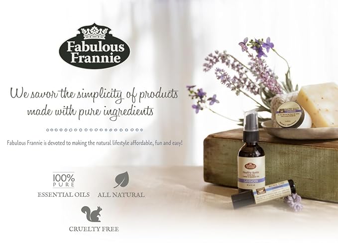 Fabulous Frannie After Sun All Natural Essential Oil Healing Balm made with Sunflower Oil, Coconut Oil, Shea Butter, Beeswax, Soy Wax, Aloe Vera and Pure Essential Oils 3.5oz Tin
