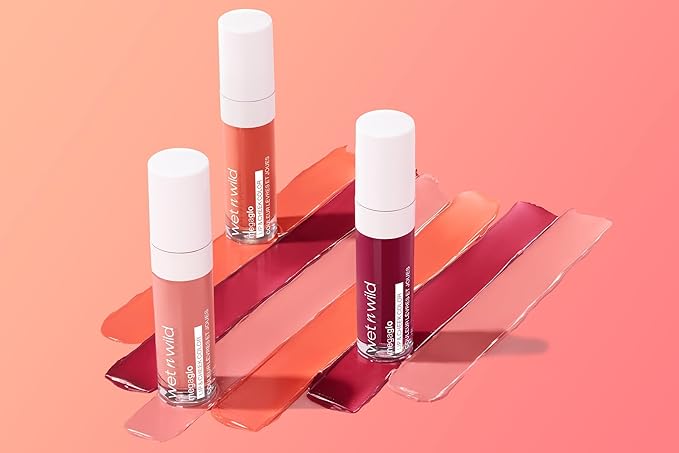 wet n wild Mega Glo Lip & Cheek Color, Creamy Berry Stain, Buildable Multi-Use Soft Matte Finish, Vegan & Cruelty-Free - Berry True (Pack of 2)