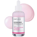 AMPLE:N Hyper Shot Ceramide Ampoule - Korean Face Serum for Dry Damaged Skin - Barrier Repair, K-Beauty 100-Hour Hydration with 50,000 ppm Ceramide Complex, Niacinamide, and Beta-Glucan, 2.7 fl. Oz.