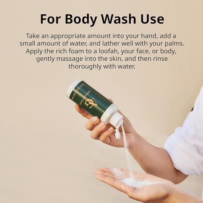 Authentic Green All In One Powder Wash Bottle ㅣ Gentle Natural Cleanser For Face ㅣ Refillable Skincare ㅣ Easy Dissolving Powder Formula ㅣ Daily Refreshing Skin Care ㅣ Botanical Extracts - 90g