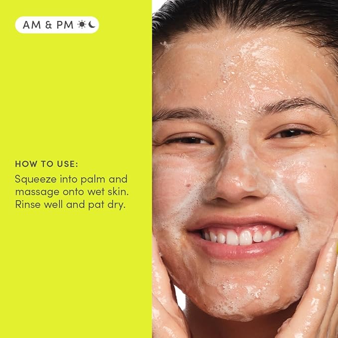 Evereden Steer Clear Balancing Jelly Cleanser for Teens: Clean & Vegan Teen Skin Care for Oily & Pimple-Prone Skin - Pre Teen Face Wash - Gently Cleanses Pores Without Drying - Tweens 10-12 and Beyond