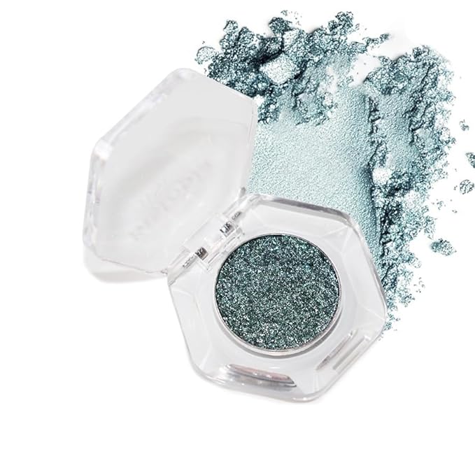 Chameleon Eyeshadow Collection, 14 Shades, Glitter Pressed Powder, Iridescent Shimmer Colors. (Time Lapse)