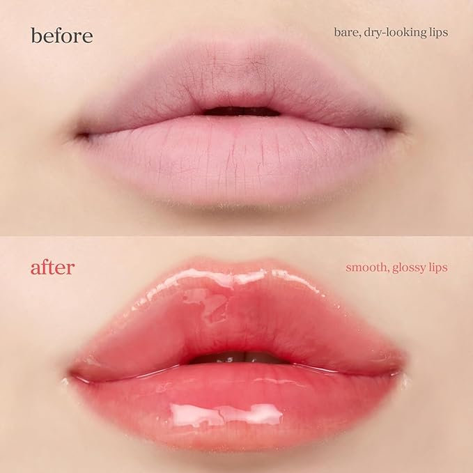NOONI Korean Lip Oil Set - Appleberry & Applefig | Long-Lasting, Moisturizing, Plumping, Revitalizing for Dry Lips, Waterproof, No Peel Off, Stocking Stuffers, lip plumper 0.12 FL Oz x 2ea