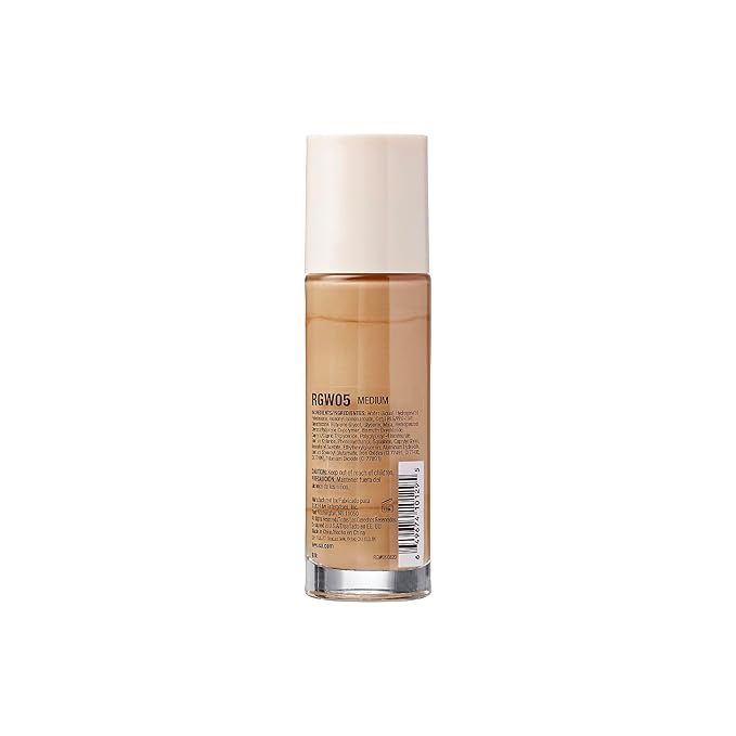 Ruby Kisses Glowy Skin Filter Foundation - All-in-1 Primer, Skin Tint & Highlighter, Hydrating Light Coverage with Squalane, Natural Dewy Finish, Luminous & Radiant Glow (Medium)