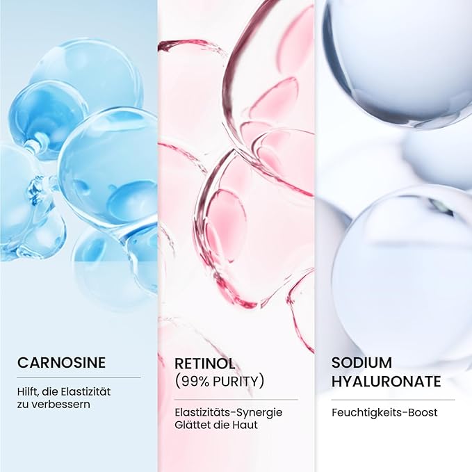CLIV Carnosine Ampoule, Korean Skincare Hydrating & Smoothing Face Serum with Carnosine, Retinol & Peptides, Moisture Layering for Skin Balance, balloon serum 1.01 fl oz