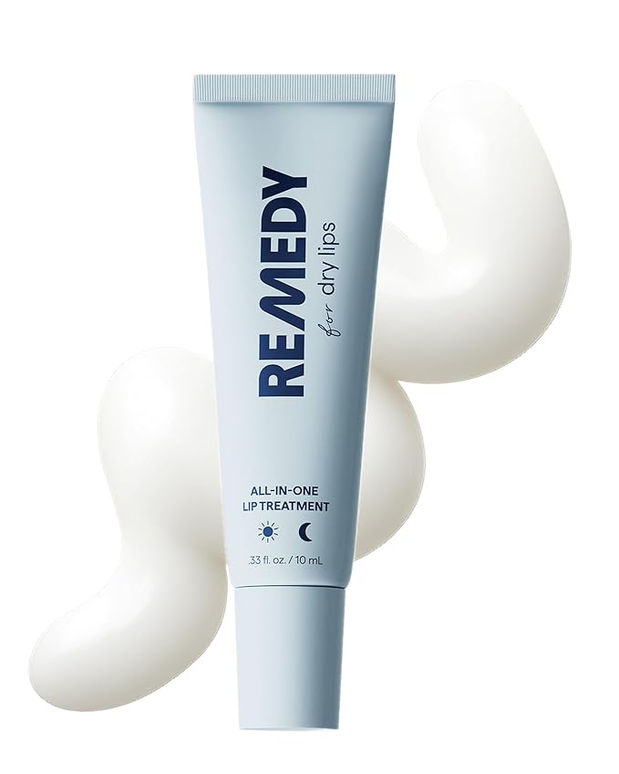 Remedy for Dry Lips | All-In-One Lip Treatment | Hydrating and Healing Lip Balm Ointment with Ceramides, Peptides, and Dimethicone | Repairs Dry, Cracked Lips | By Dermatologist Dr. Shah