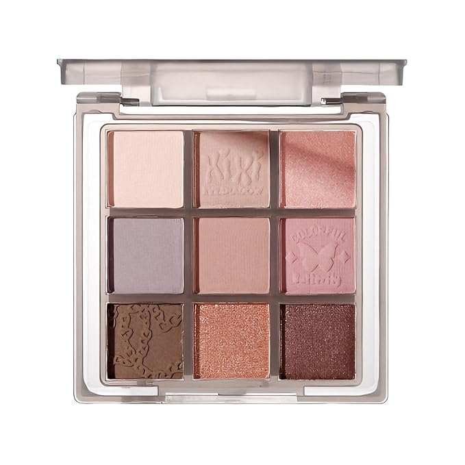Nude Eyeshadow Palette, Color Eyeshadow Palette, Highly Pigmented, Blendable for Vibrant Everyday Looks Smokey Eyes,Neutral to Warm Tones, Versatile Matte Shimmer Shades (XI04 Pear Blossom)