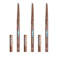 NICKA K NEW YORK Precision Stay Waterproof Gel Eye Liner (Brown 3 Pack)