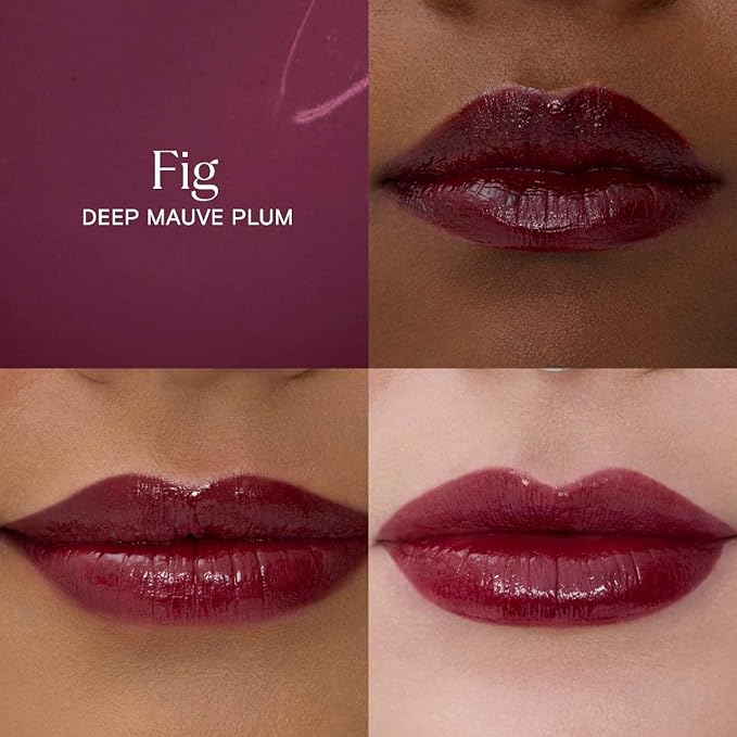 Kulfi Lassi Lips Staining Long-Lasting Moisturizing Lip Oil | Color: Fig - deep mauve plum 0.12 oz / 3.8 mL