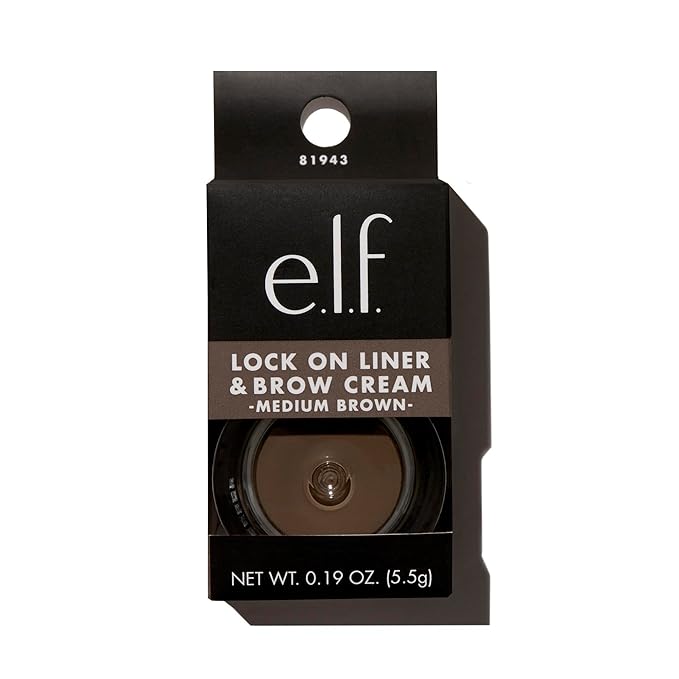 e.l.f. Lock On Liner and Brow Cream 81943 Medium Brown
