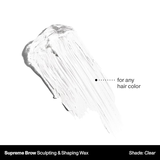 Morphe Supreme Brow Wax - Sculpting & Shaping Eyebrow Wax with a Long-Lasting, Water-Resistant Formula -Designed to Create a Fluffed or Laminated Look - Clear (0.21 oz)