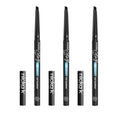 NICKA K NEW YORK Precision Stay Waterproof Gel Eye Liner (Black 3 Pack)