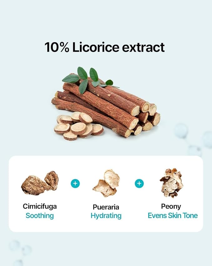 ACWELL Licorice pH Balancing Korean Toner for Cleansing - Alcohol-Free PH5.5 Hydrating Facial Astringent -Skin Clarifying & Hydration Boosting Toner, 5.07 fl.oz. 2 Pack