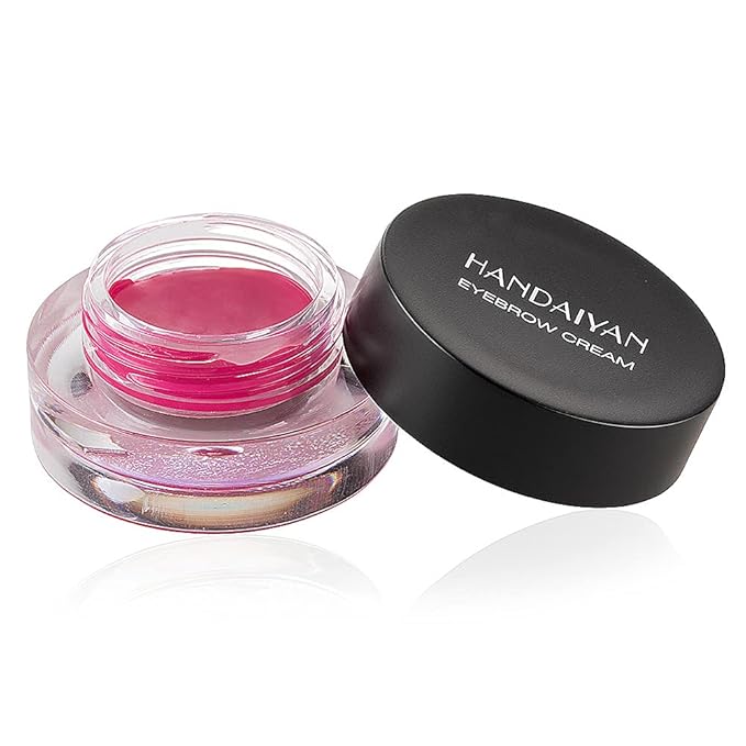 12 Colors Eyebrow Pomade Full-pigmented Long Lasting Waterproof Eyebrow Cream Gel Filling & Shaping Tinted Eyebrows Enhancers with Brush for Daily or Cosplay (08 Magedta)