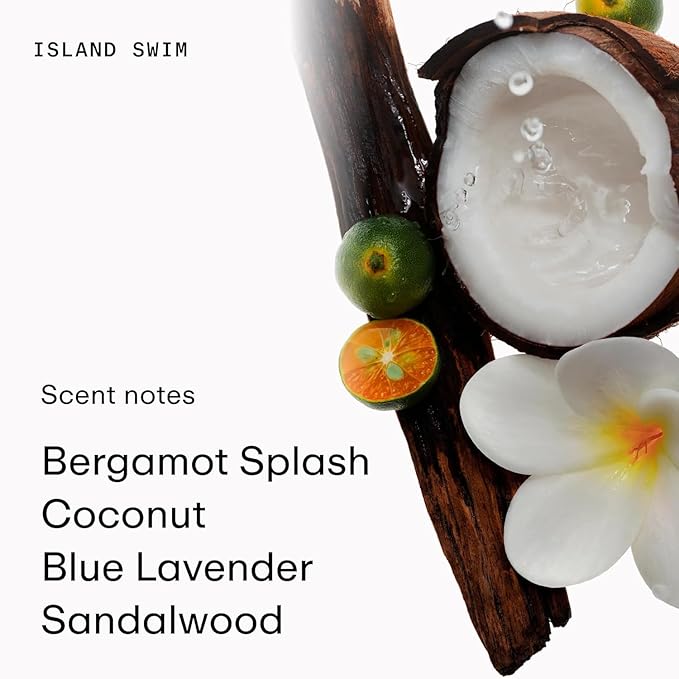 PHLUR Island Escape Body Mist Set, 3oz Each - Hair and Body Perfume Gift Set Includes Beach Skin, Island Swim and Paradise Nectar Body Spray