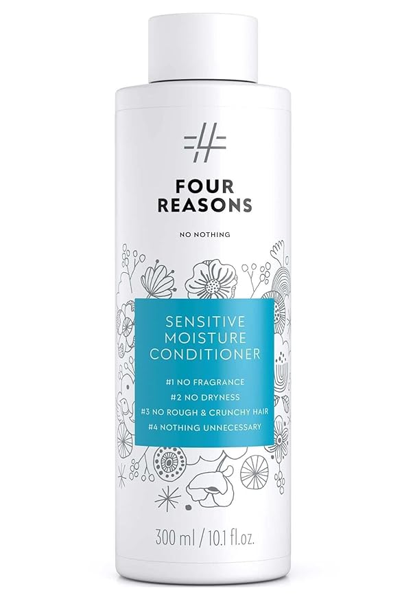 No nothing Moisture Conditioner, Hypoallergenic Care for Dry Hair & Sensitive Scalp, Softens & Hydrates Without Irritation, Fragrance-Free, Vegan, Hair Conditioner for Women, Paraben Free, 10.15 oz