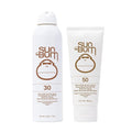 Sun Bum Sun Bum Mineral Spf 30 Sunscreen Spray and Spf 50 Lotion Vegan and Reef Friendly (octinoxate & Oxybenzone Free) Broad Spectrum Zinc Sunscreen With Uva/uvb, 2 Count