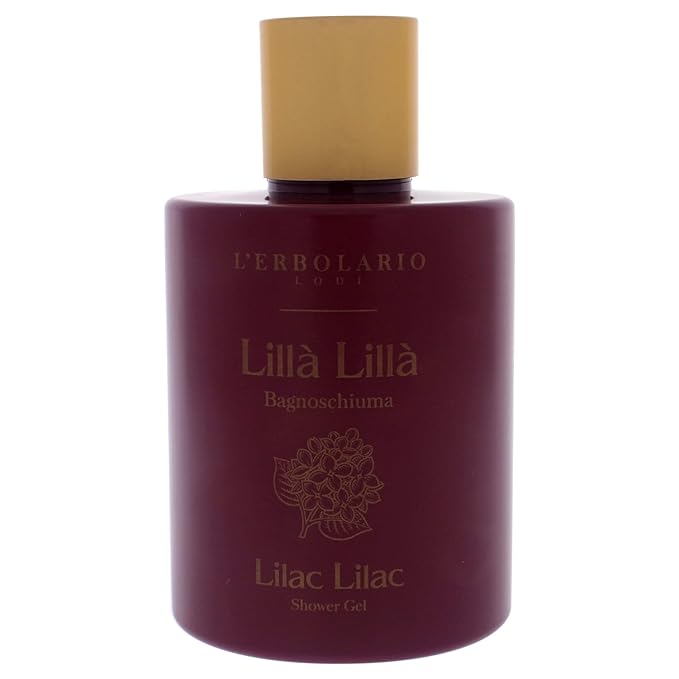 L'Erbolario Shower Gel – Moisturizing Body Wash with Floral Scent – Soothing and Refreshing Body Soap with Botanical Extracts - Lilac Lilac - 10.1 oz