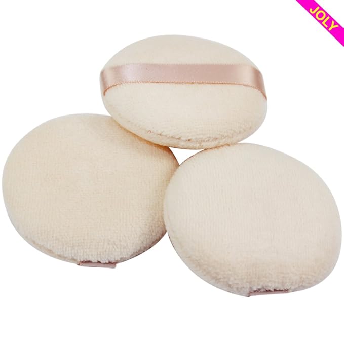 Joly Powder Puff for Makeup Face Powder (10 Pieces)