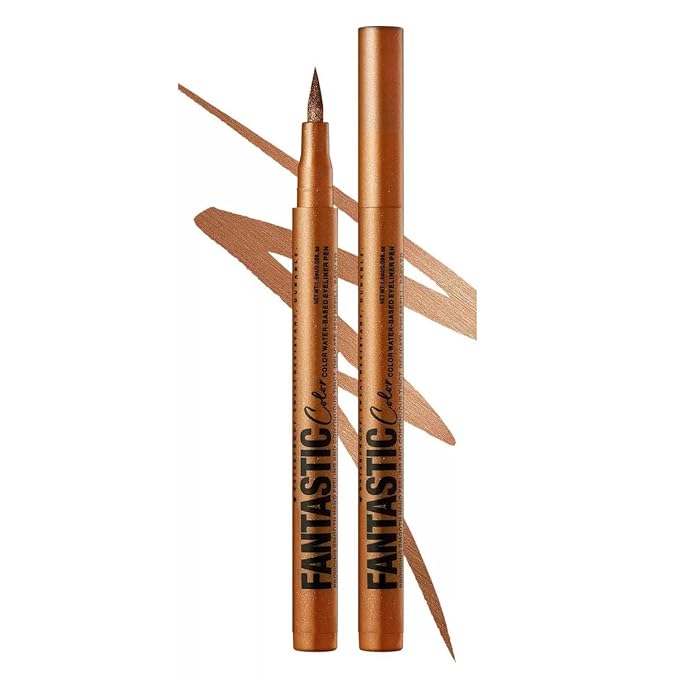 Brown Liquid Eyeliner Waterproof Long Wear Bronze Eyeliner Hypoallergenic Smudgeproof (10#)