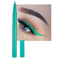 Liquid Eyeliner, Green Eyeliner Liquid, Long-lasting Colored Eyeliners, White Black Red Brown Purple Waterproof High-pigmented Colorful Eyeliners for Eye Makeup,1PC Green