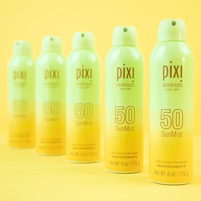 Pixi SkinTreats 50 SunMist Water Resistant SPF 50, 6 oz., Water Resistant