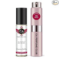 CA Perfume Duo Impression of Red Roses For Women Perfume Layering Set Long Lasting Travel Size EDP + Body Oil Roll-On Bottle 0.27 Fl Oz+0.33 Fl Oz