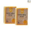Honey Sweetie Acres 2-Pack Turmeric Goat Milk Soap - All Natural 5 oz Handmade Bar Soap – Moisturizing, Gentle for Sensitive Skin, Eco-Friendly, Made in the USA