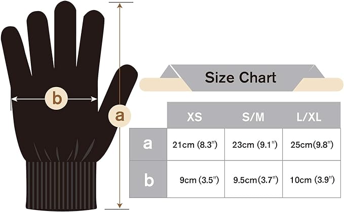 Evridwear Men Moisturizing Cotton Gloves with Touchscreen Fingertips for Eczema Beauty Cosmetic Dry Hands Sensitive Irritated Skin Therapy Overnight Bedtime, 6 Pairs, Lightweight-Black, L/XL