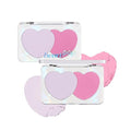 ETUDE Heart Pop Duo Blush, Pink & Purple Cheek Colors, Natural Glow & Glossy Finish, Lightweight Layering Formula, Korean Makeup Artist Collab, Compact 0.2 oz – Envy pale