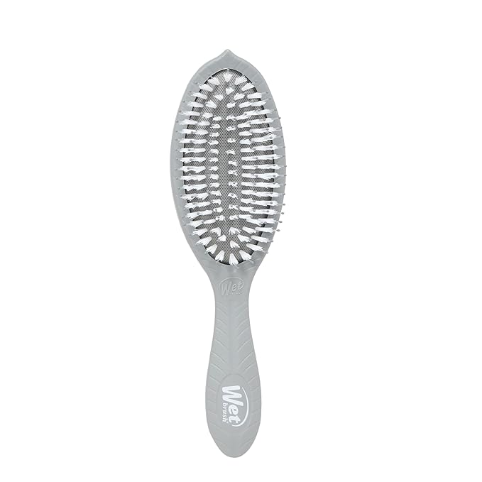 Wet Brush Go Green Charcoal Infused Detangling Hair Brush - Pain-Free Ultra-Soft Detangler Bristles Glide Through Tangles with Ease - Protects Against Split Ends
