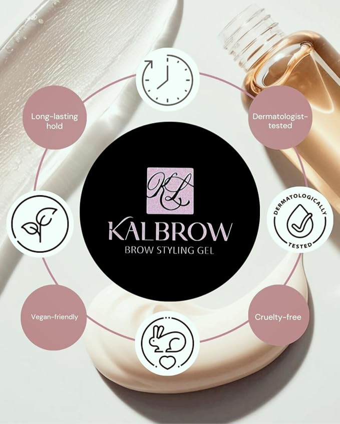 Eyebrow Lifting gel with precision brush- Waterproof, Long-Lasting, Smudge-Proof Brow Gel for Natural, Defined, Perfect Brow
