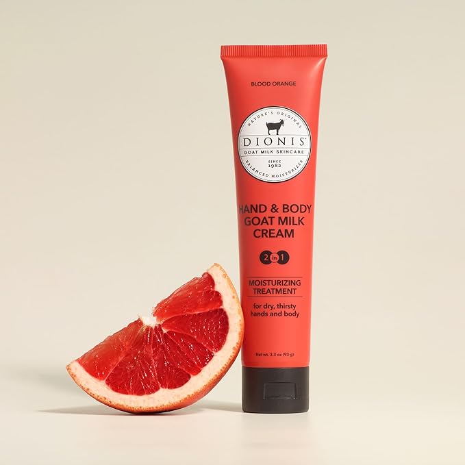 Dionis Goat Milk Hand & Body Cream Blood Orange 3.3oz (Pack of 1)