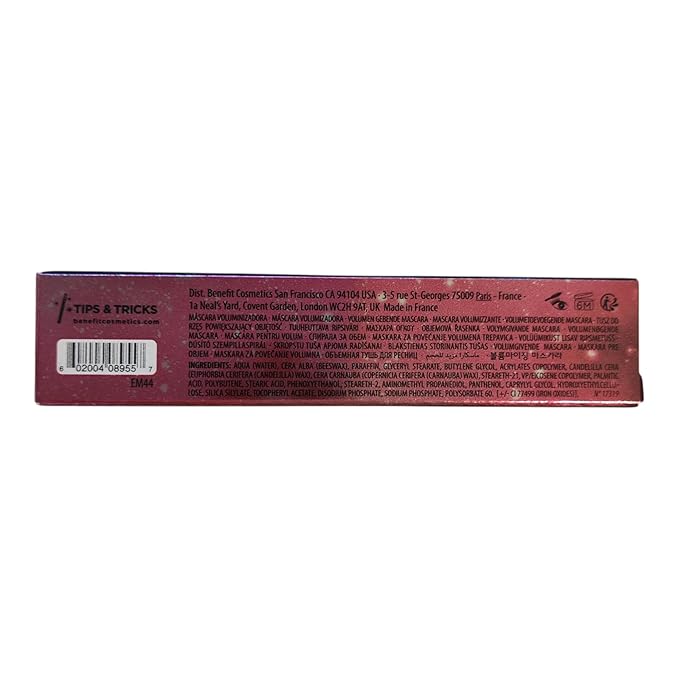 Benefit Bad Gal Bang Volumizing Mascara, Regular Size, 0.3 Fl Oz, Black