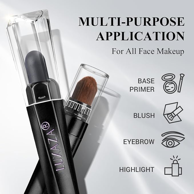LUXAZA PRO 6PCS Neutral Eyeshadow Stick Makeup Set, Matte Cream Eye Shadow Eyeliner Brightener Pencil Crayon - B3 Iced Oat