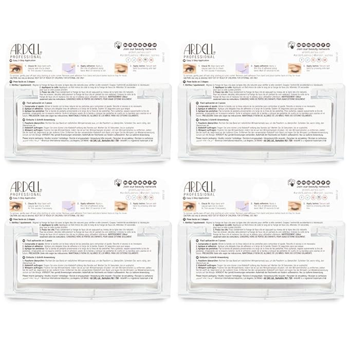 Ardell Clusters 603 – Lightweight, Natural Lashes, Demi Wispies Eyelashes, 4 Pack