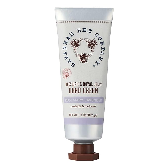 Savannah Bee Company Beeswax Hand Cream - Hand Moisturizer Repair Cream for Dry Cracked Hands - 1.7 oz Travel Size