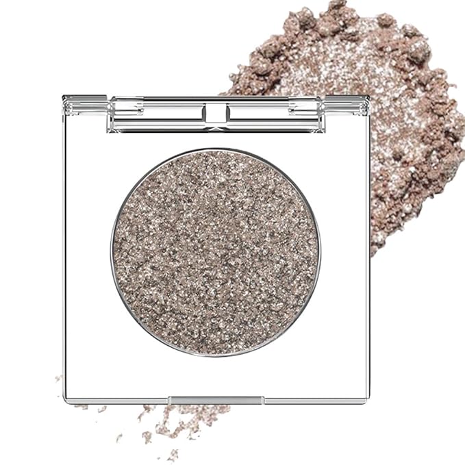 CAKAILA Taupe Gray Brown Monochrome Shimmer Eyeshadow Palette Makeup,Long Lasting Naturing-Looking Lightweight Glitter Single Eyeshadow,Neutral Powde Eye Shadow for Older Women