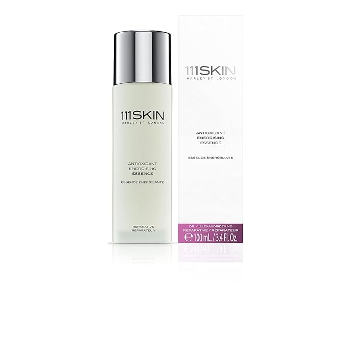 111SKIN Antioxidant Energizing Essence | Skincare Primer | Antioxidant Properties & Soothing Botanical Extracts (3.38 oz)
