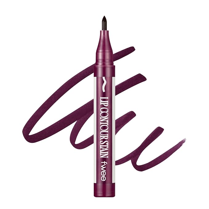 fwee LOCK’n LINE LIP CONTOUR STAIN | 06 Seoul Night | Long-lasting, Powerful fixing, no-transfer, Easy to use, Lightweight, High adhesion formula, lip tint, tinted lip liner | 1ml