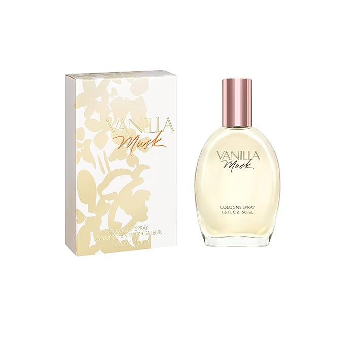 Vanilla Musk Cologne Spray, Vegan Formula, Perfume, Warm and Cozy Natural Vanilla, 1.6 oz