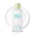 Derma Trouble Balancing Toner - 5.07 fl oz Hydrating Korean Toner for Acne Prone Skin - Sebum Control & pH Balancing Liquid Exfoliant for Oily Sensitive Skin - Alcohol Free Pore Treatment