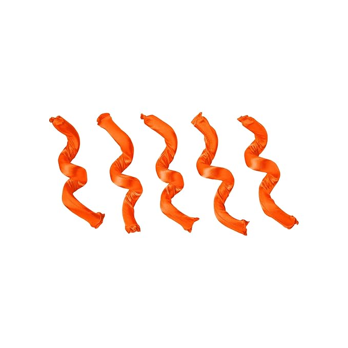 Red by Kiss Satin Flexi Heatless Curling Rods, Damage Free & Frizz Free No Heat Soft Curls, Silky Satin to Prevent Breakage, Comfortable Pin-Free Styling, Gentle Rollers for All Hair Types