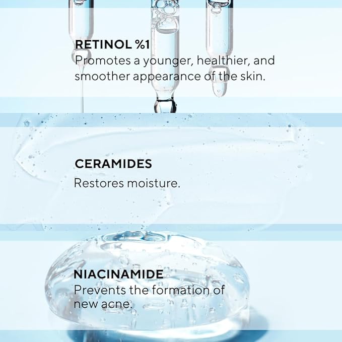 The Ceel Retinol Serum for Face | Resurfacing Retinol Serum | Firming, Anti aging, Brightening | Smoothing Fine Lines and Wrinkles | Retinol 1%, Ceramides and Niacinamide|1 fl.oz(30 ML)