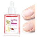 CHUCHU Vegan Cuticle Oil for Nail: Pomegranate Scent Natural Vitamin B & E Nail Oil - Hydrates Moisturizes Repairs for Nails Damage Dry Cuticle 0.51 Fl Oz