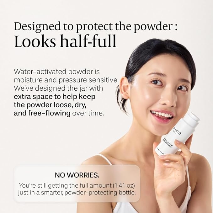 Fermented Tofu Collagen Enzyme Powder Cleanser – Fermented Soy Milk with Collagen & Hyaluronic Acid – Korean Gentle Exfoliating Powder Face Wash for Deep Cleansing & Pore Care (1.41 oz / 40g)